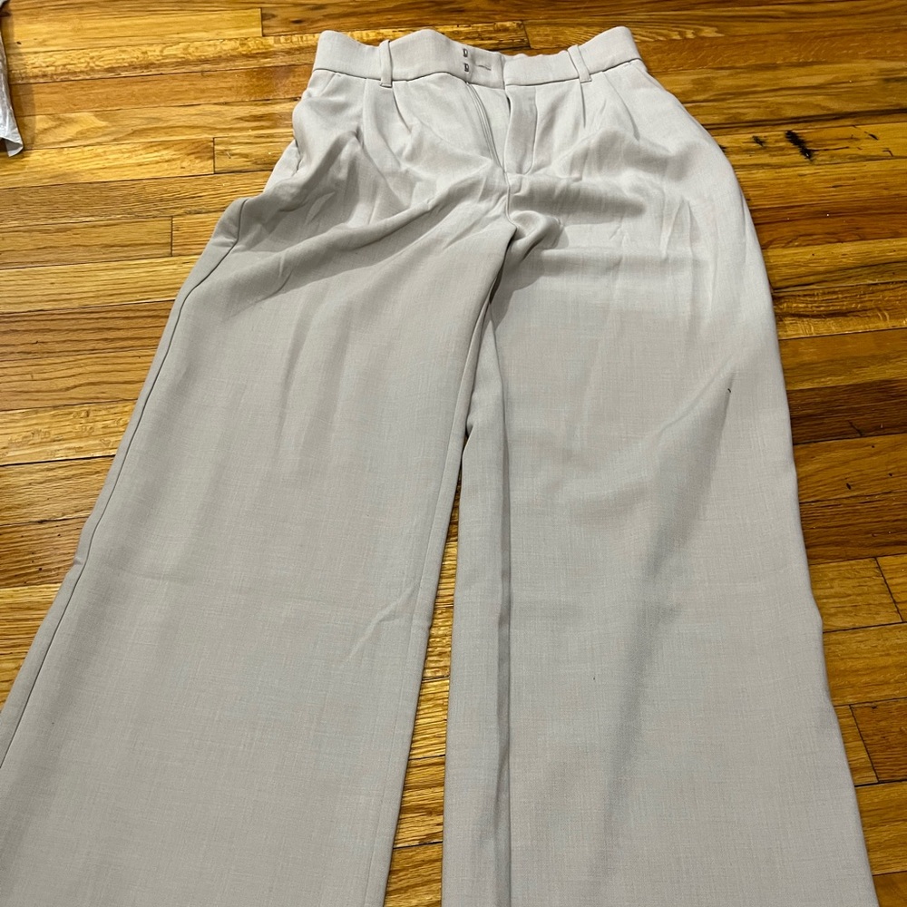 Tailored Wide Leg Pants